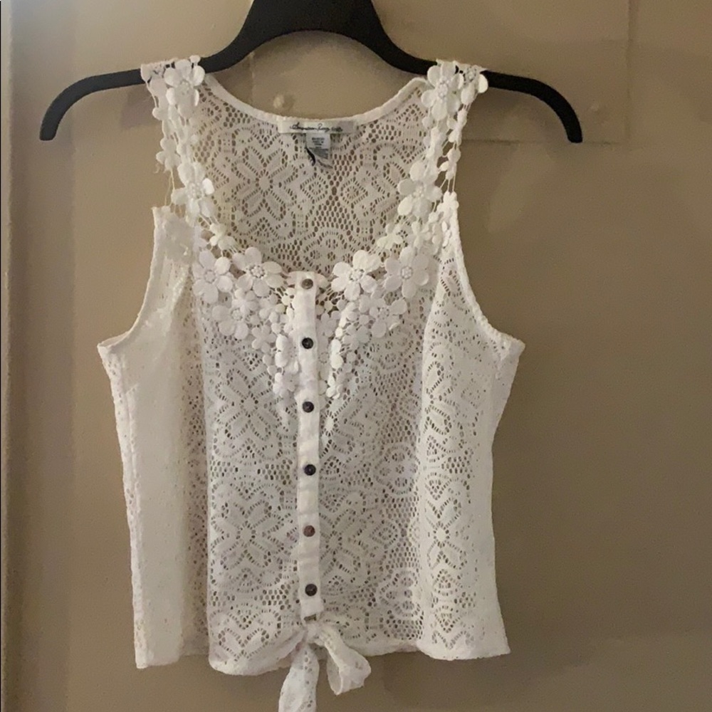 White summer blouse